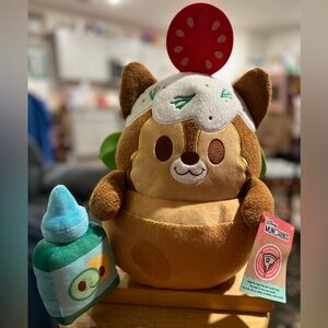 New! Disney Munchlings “Chip N Dale” street foods chip full size Plush Felafel